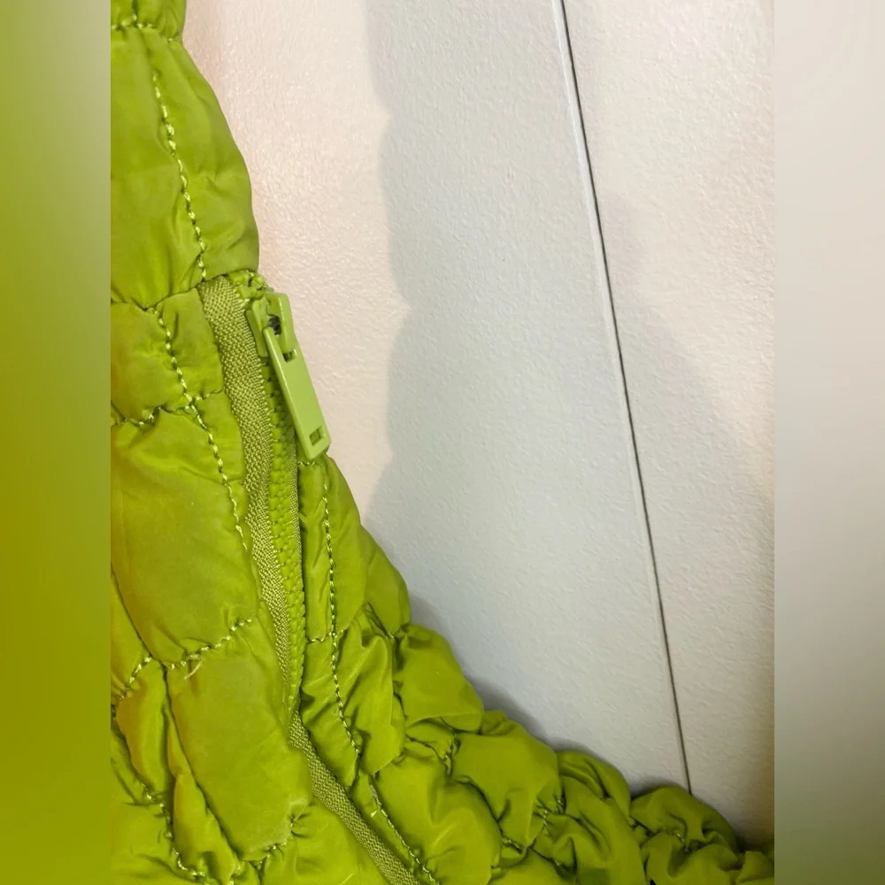 Green Quilted Women's Bag